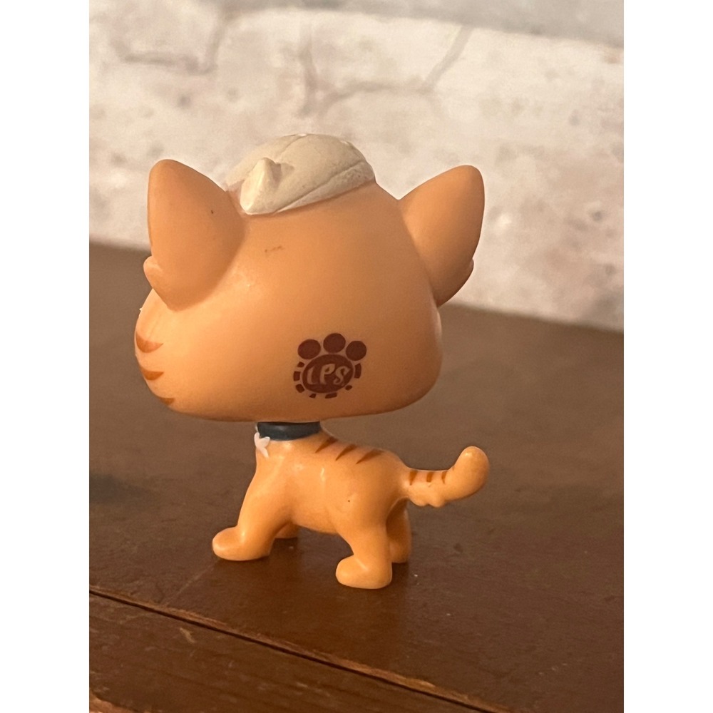 Littlest Pet Shop LPS #3877 Meow Meow Milkone Peach Kitty Cat - Picture 3 of 5